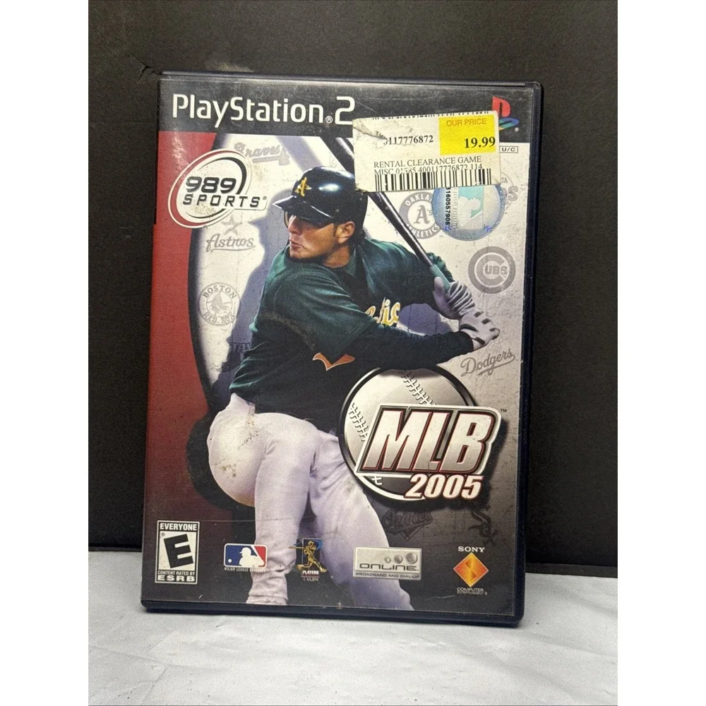 MLB 2005‎ PS2 (Sony PlayStation 2, 2004) 989 sports. Complete.