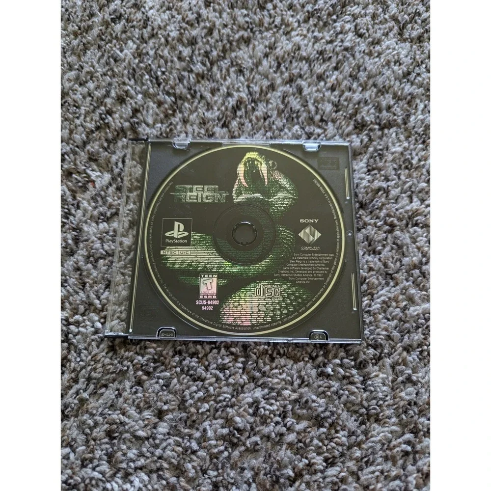 Sony PlayStation 1‎ PS1 STEEL REIGN Disc Only