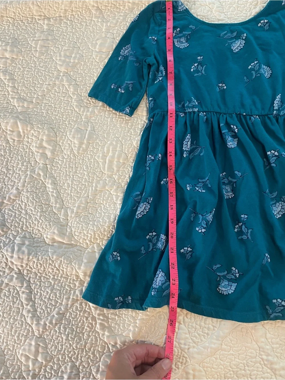Old Navy teal knit