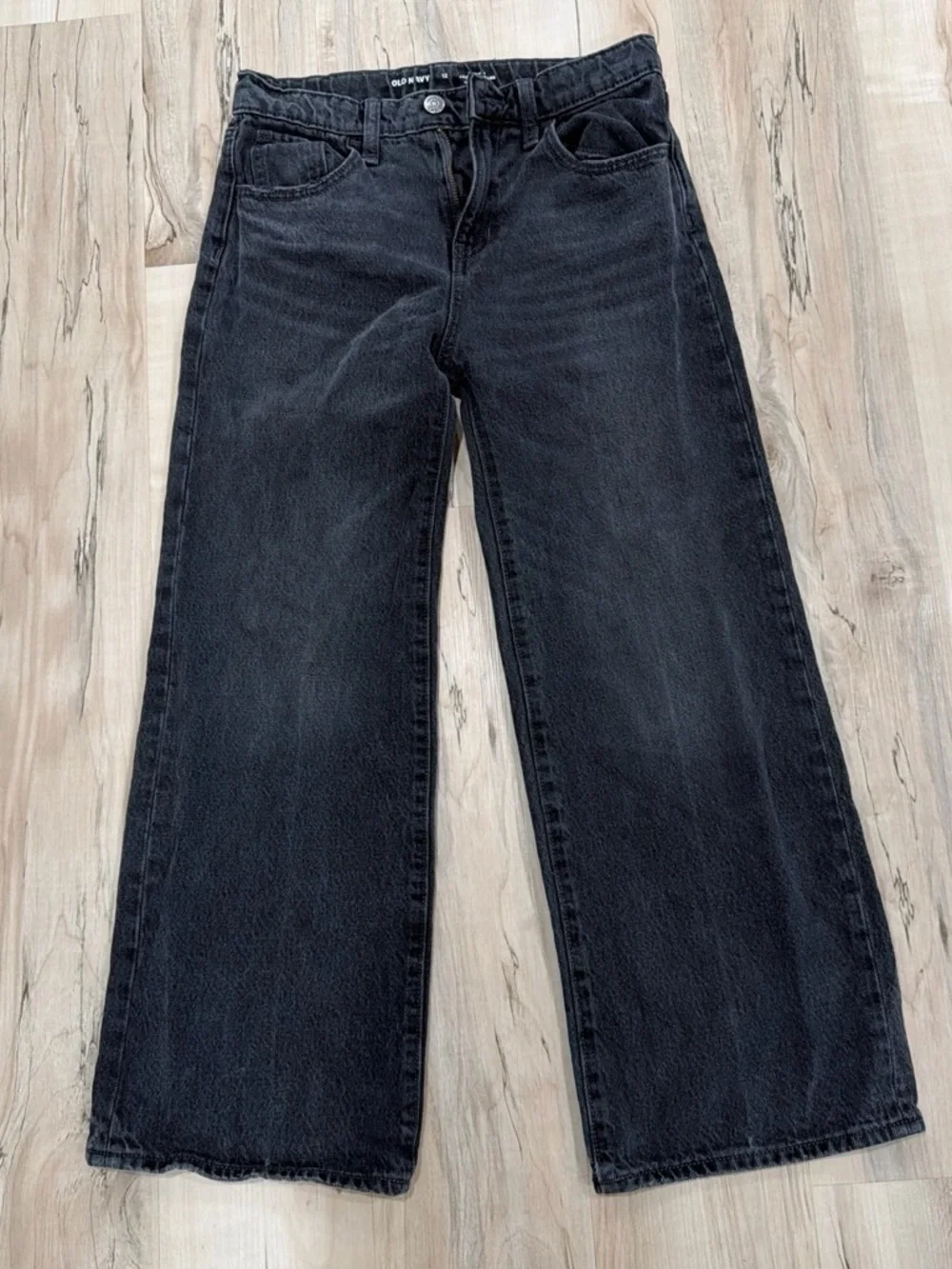 Old Navy Black Wide-Leg Kids Jeans