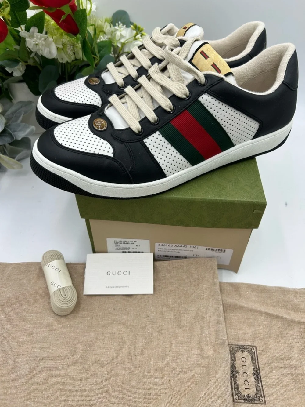 Gucci cushioned comfort leather