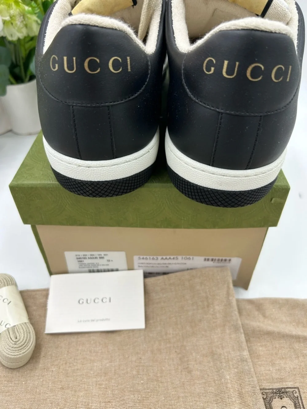 Gucci white red