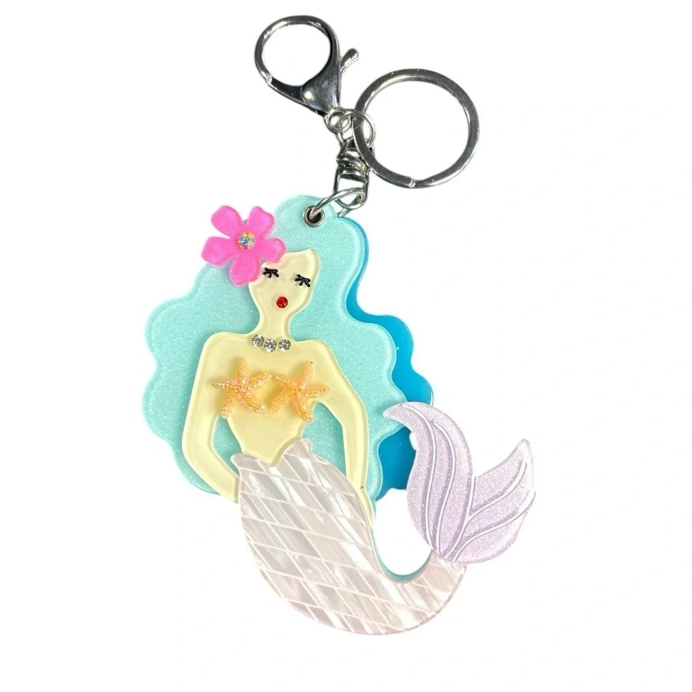 Mermaid Acrylic Keychain