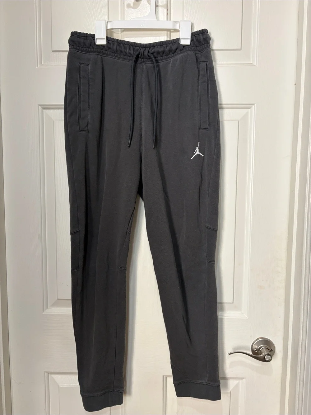 Jordan Black Joggers with White Jumpman Logo