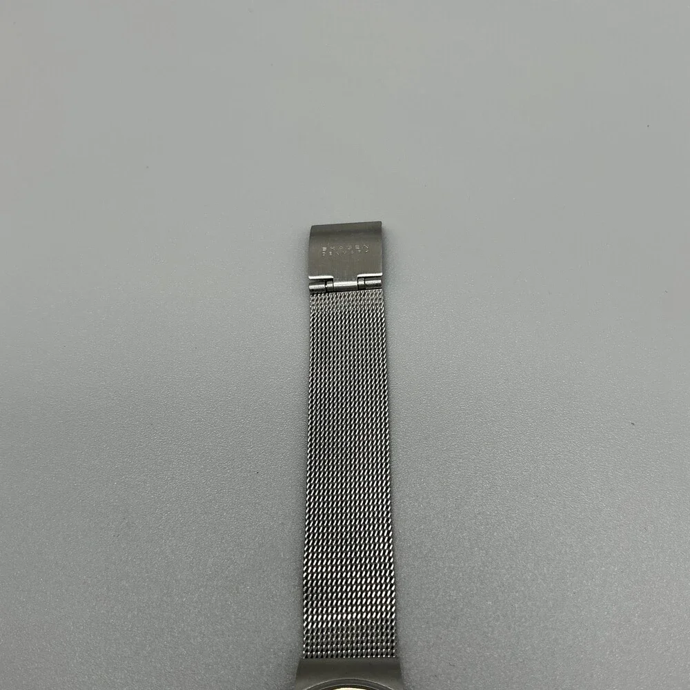 Skagen 355SGSC Womens Watch 26mm Silver Tone Stainless Steel Date New Battery