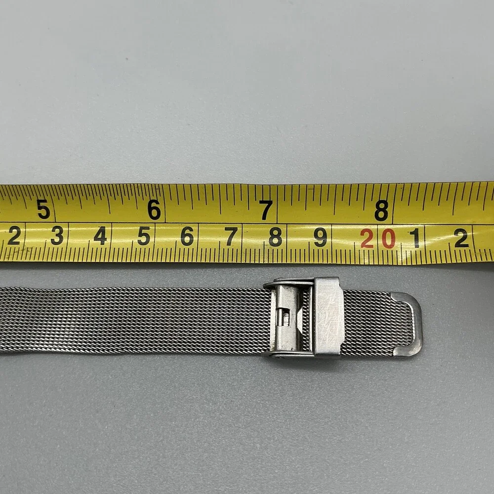 Skagen 355SGSC Womens Watch 26mm Silver Tone Stainless Steel Date New Battery