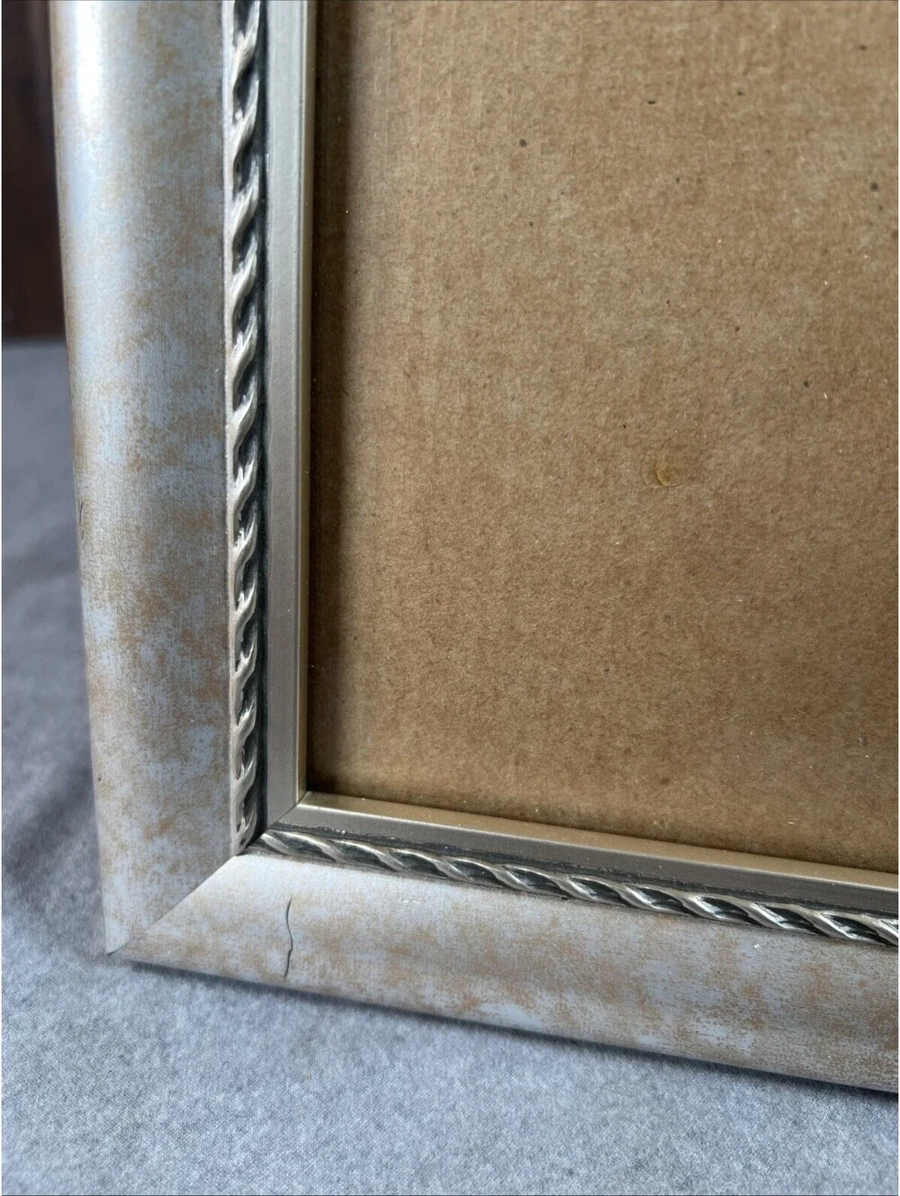 Shabby Chic White Picture frame, Vertical Or Horizontal Free Standing Or Hung