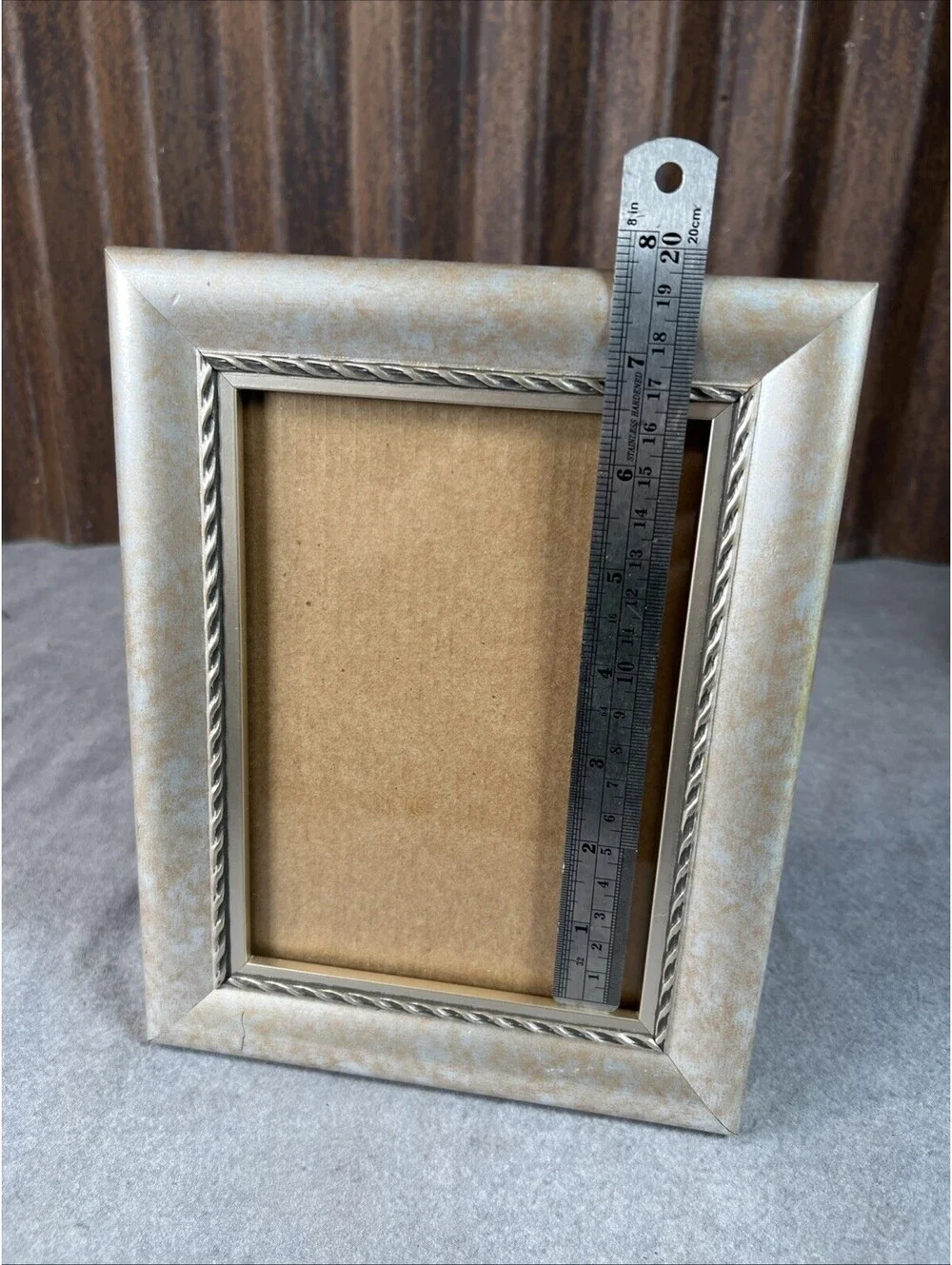 Shabby Chic White Picture frame, Vertical Or Horizontal Free Standing Or Hung