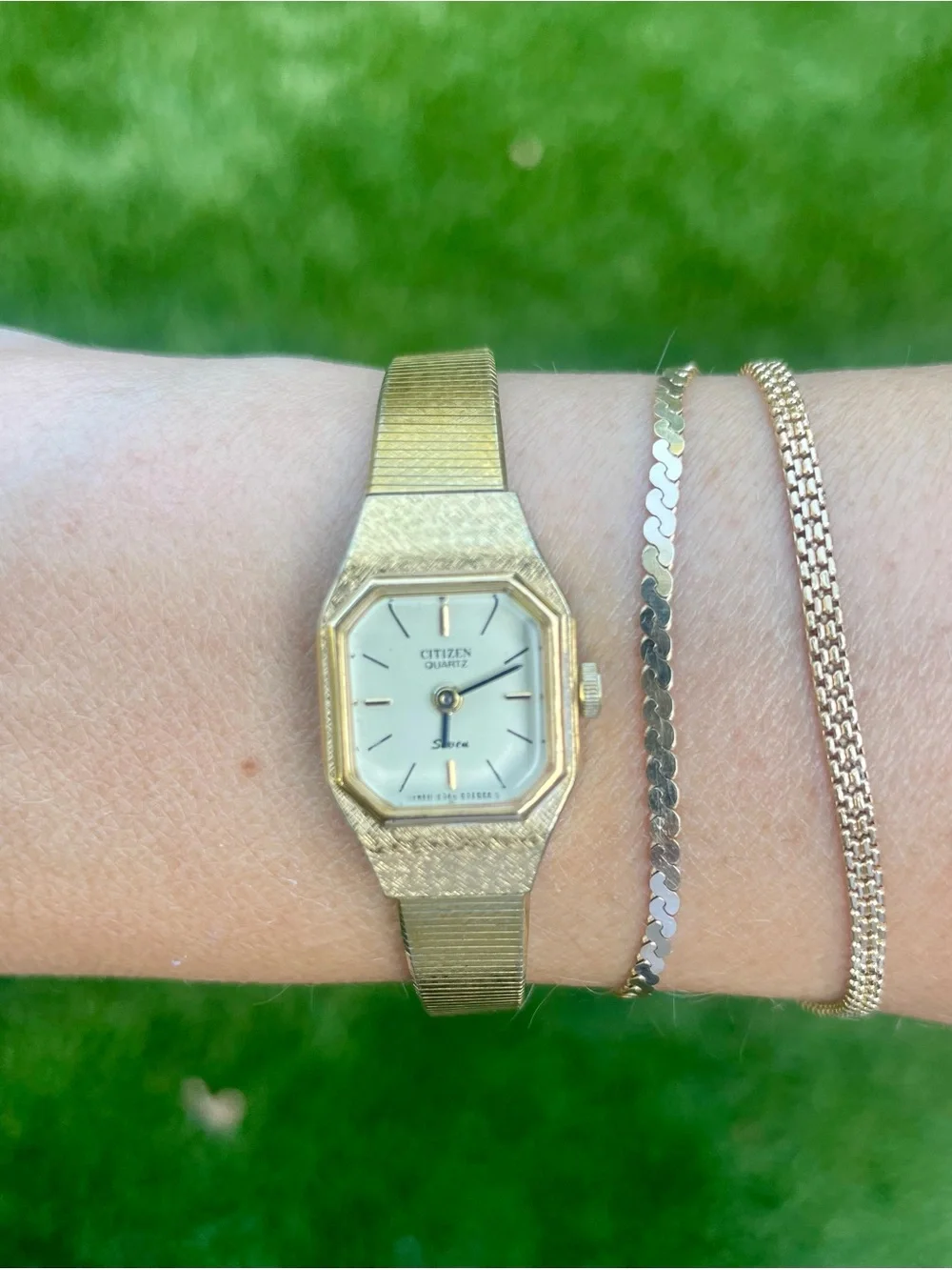 Citizen Vintage Women's Gold Tone Bracelet Watch