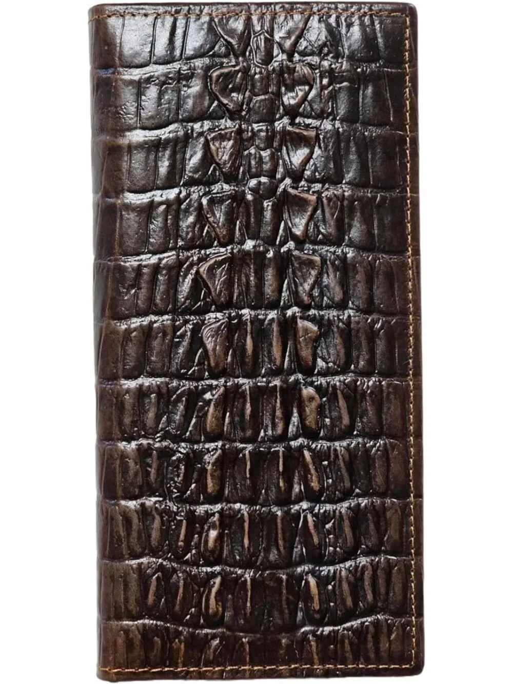 Vintage Genuine Leather Bifold Wallet for Men, RFID Blocking, Zipped Coin Purse