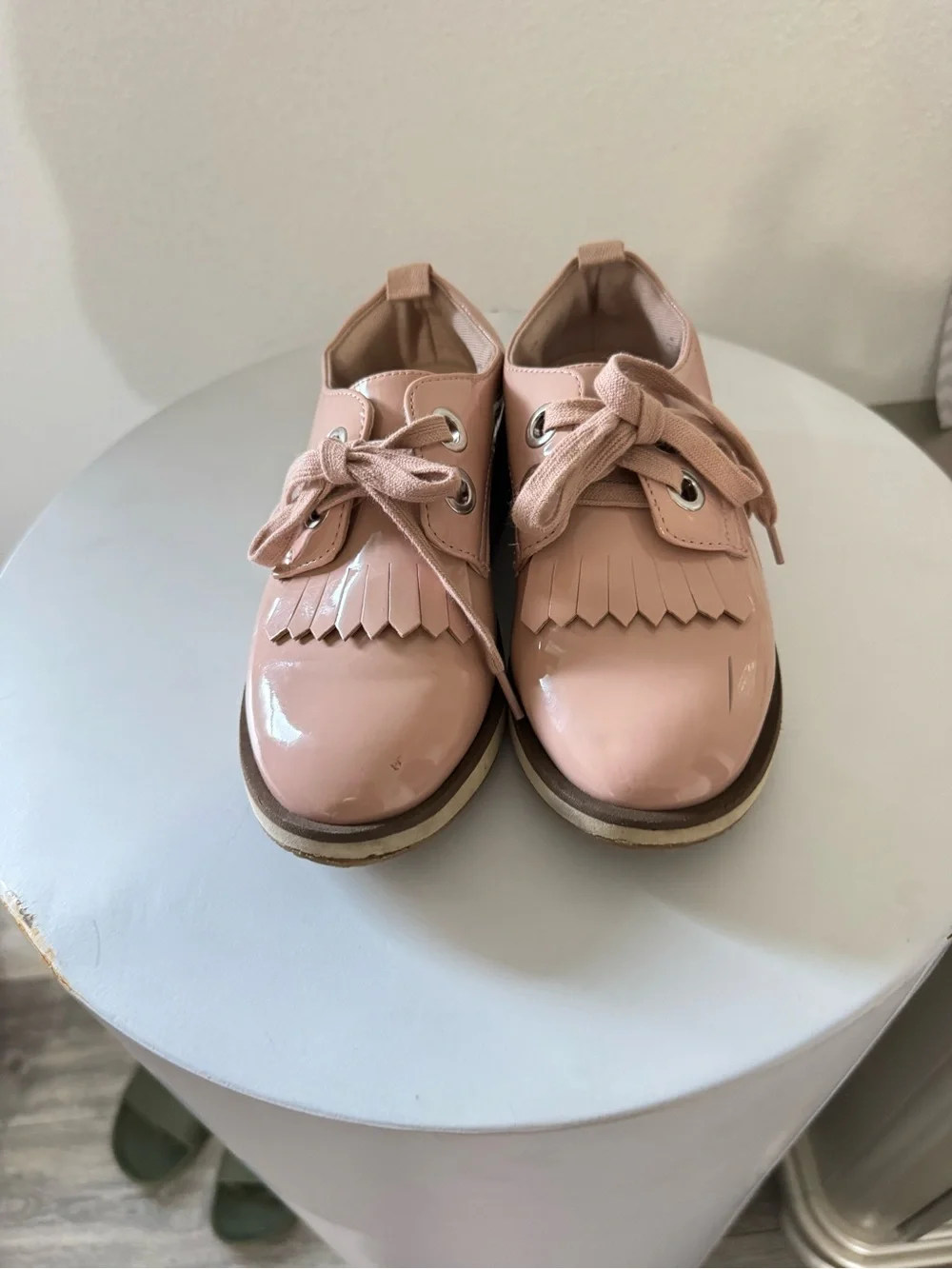 Zara glossy pink
