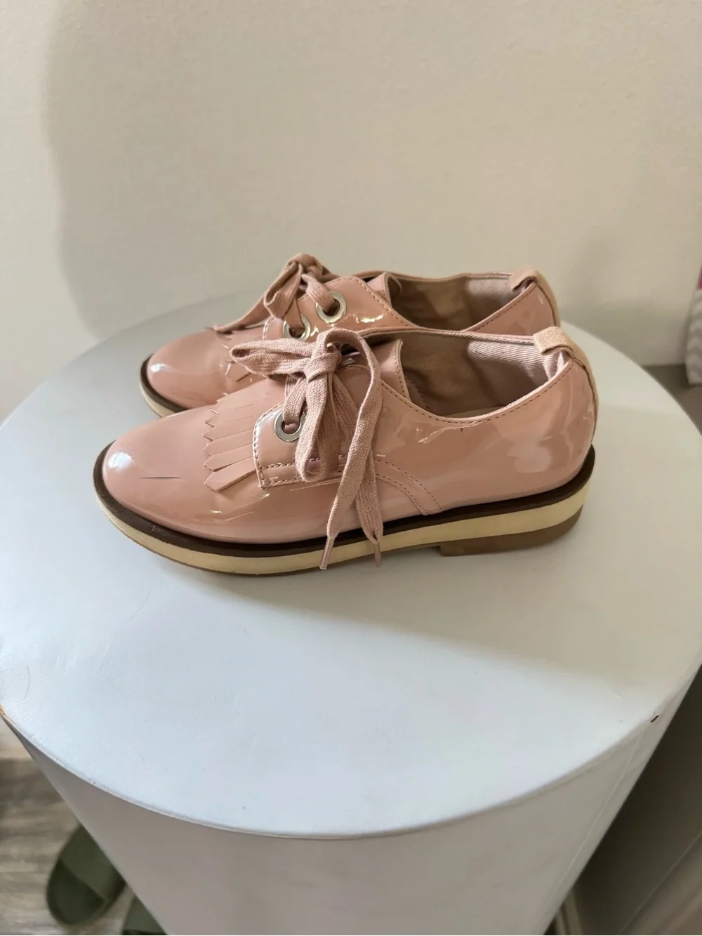 Zara glossy pink