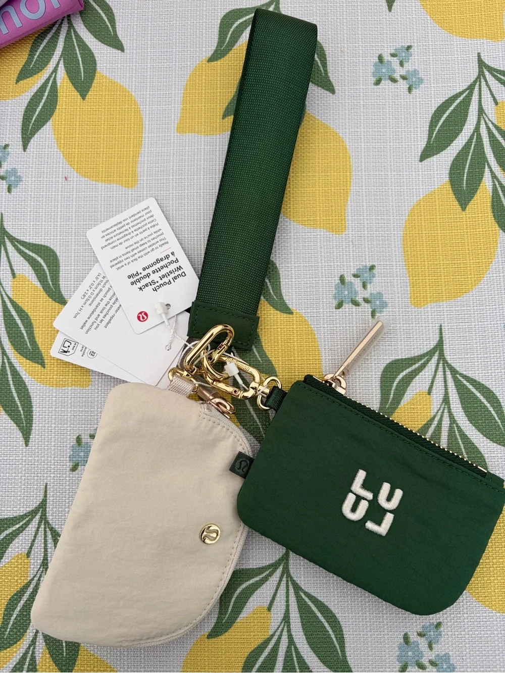 lululemon dual pouch wristlet
