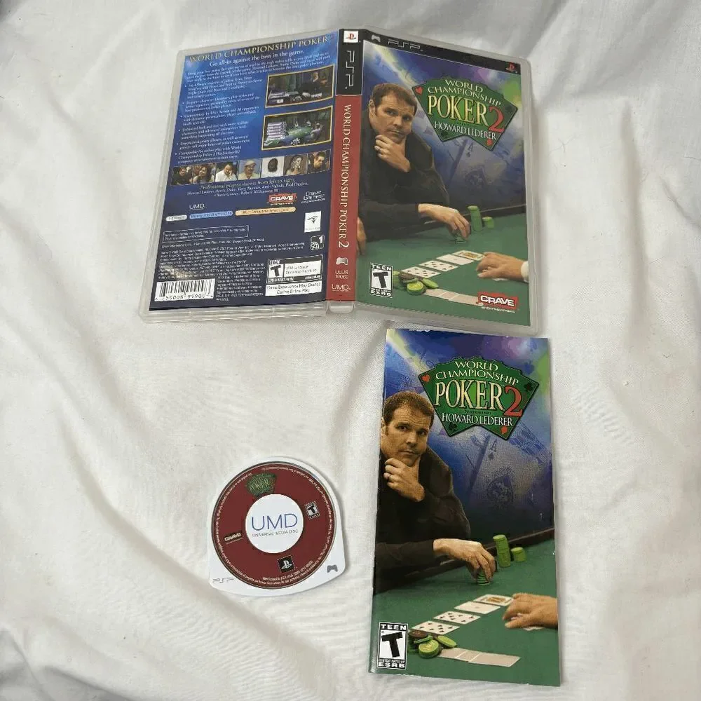 World Championship Poker 2‎ (Sony PSP, 2005) Complete & Tested