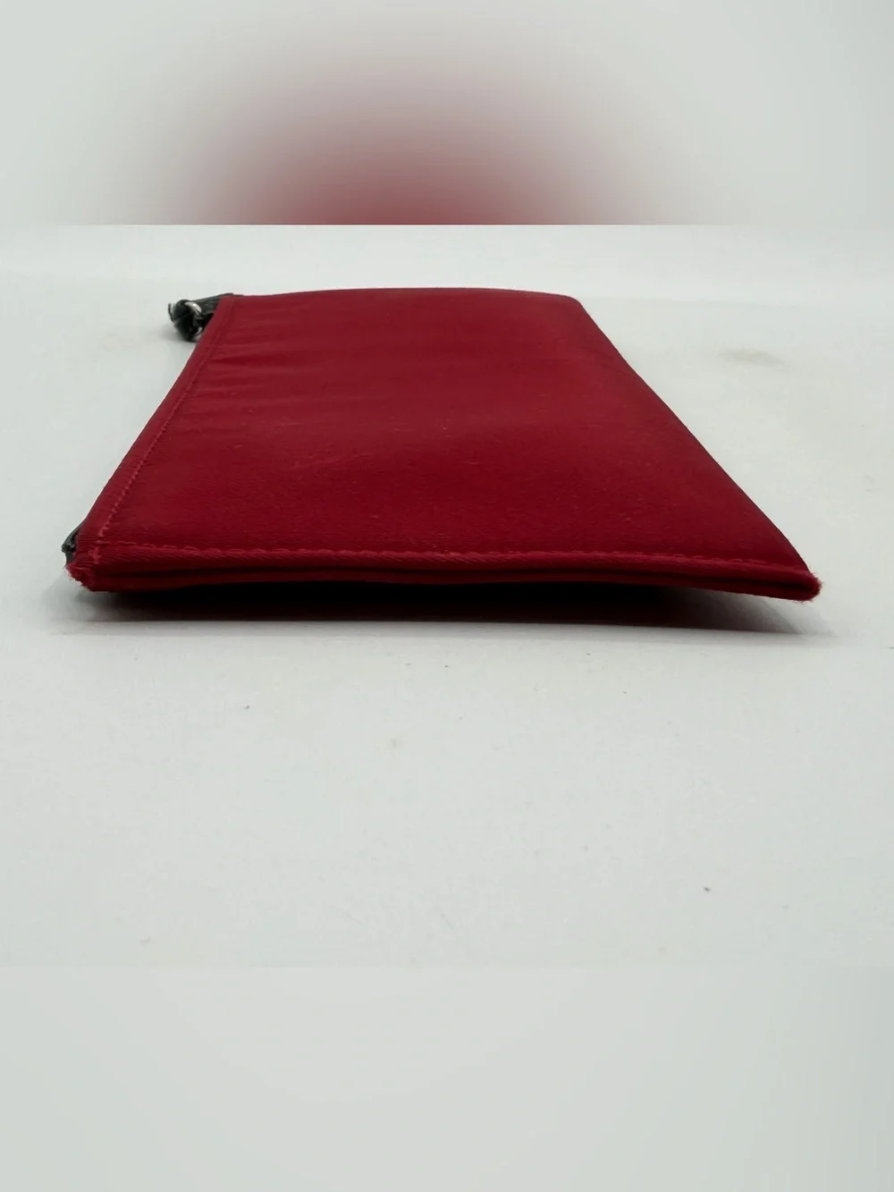 Kate Spade Red Canvas Top Zip - Cosmetic Bag Pouch Clutch