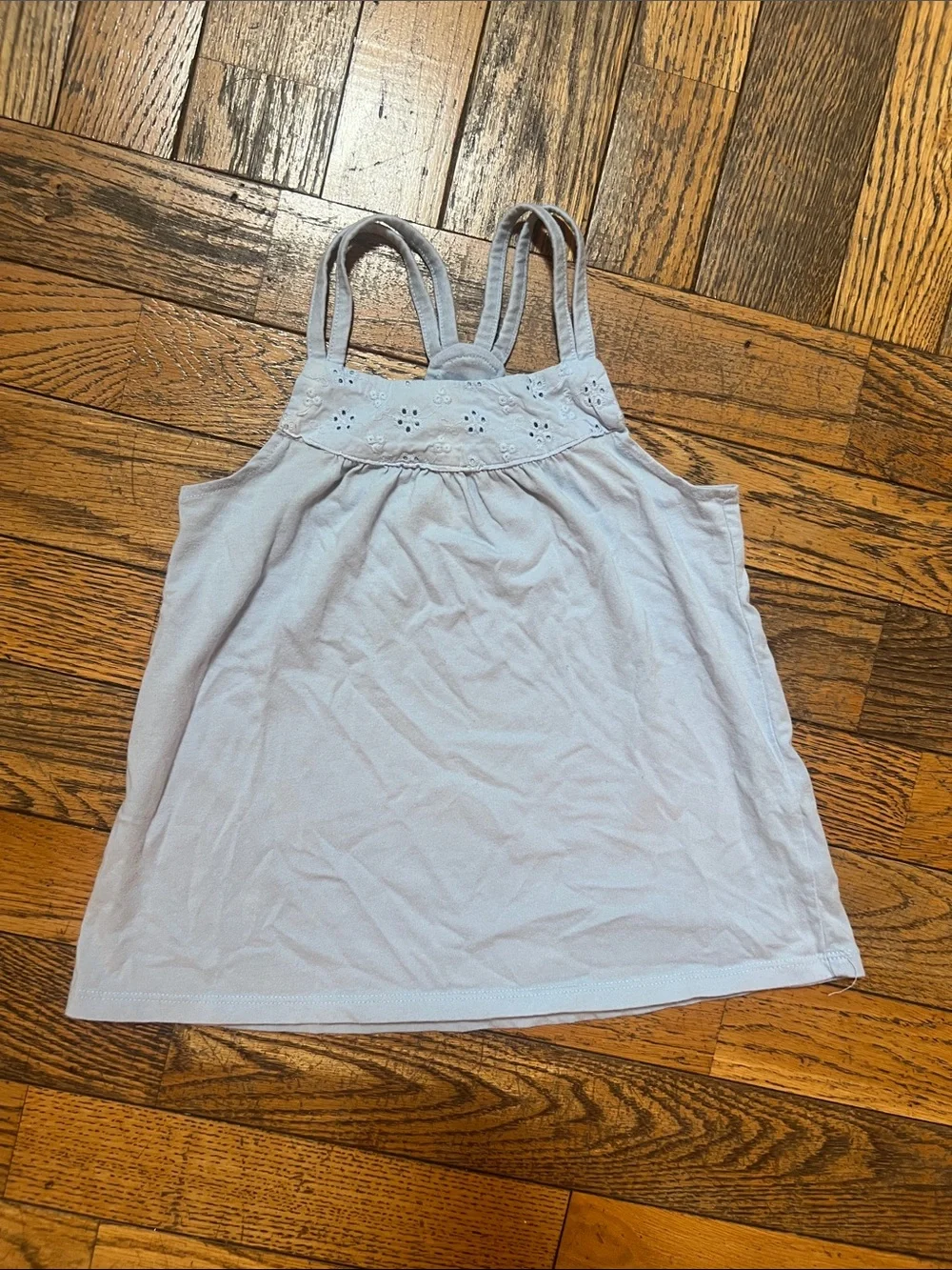 OshKosh B'gosh Light Blue Double-Strap Tank Top