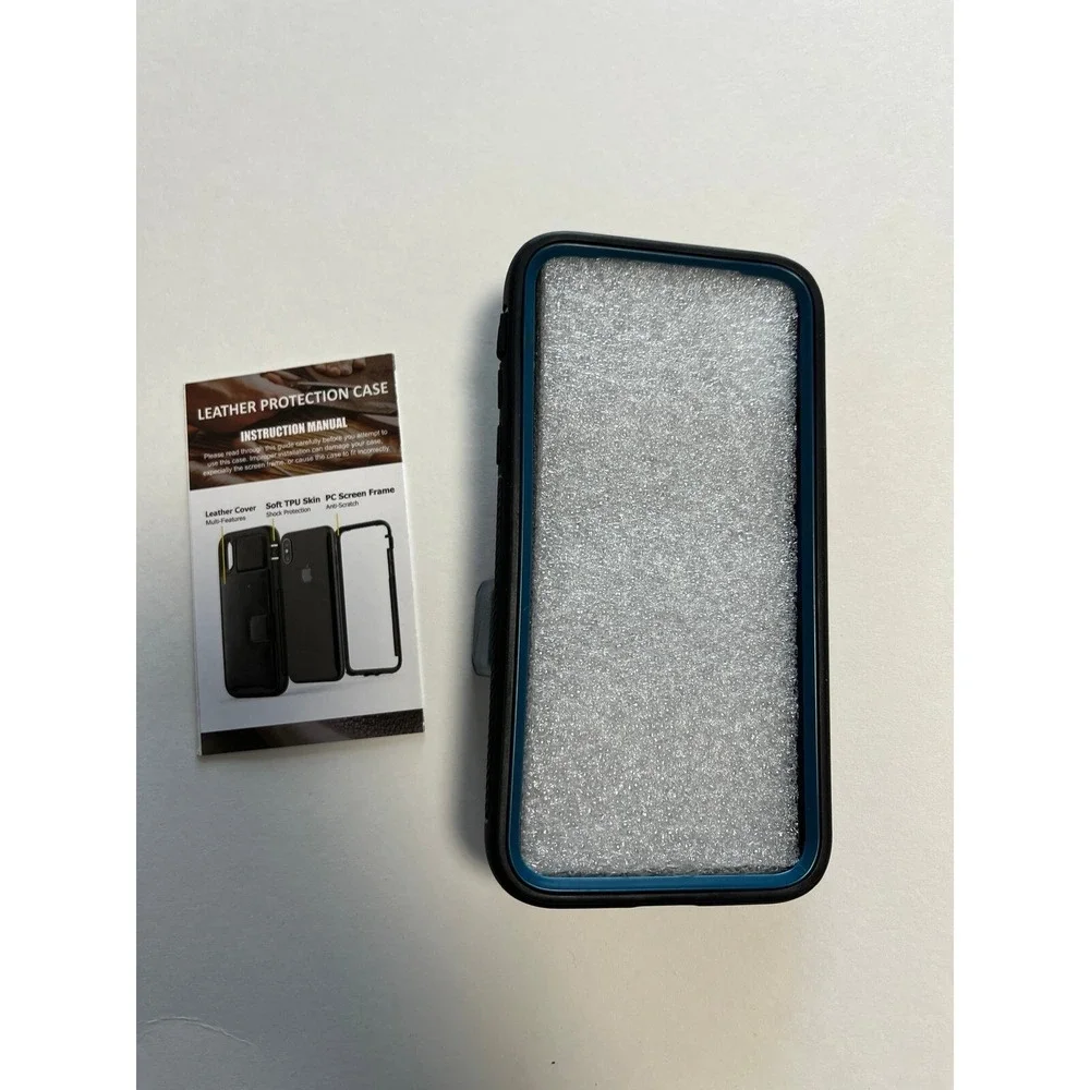 N/A blue leather
