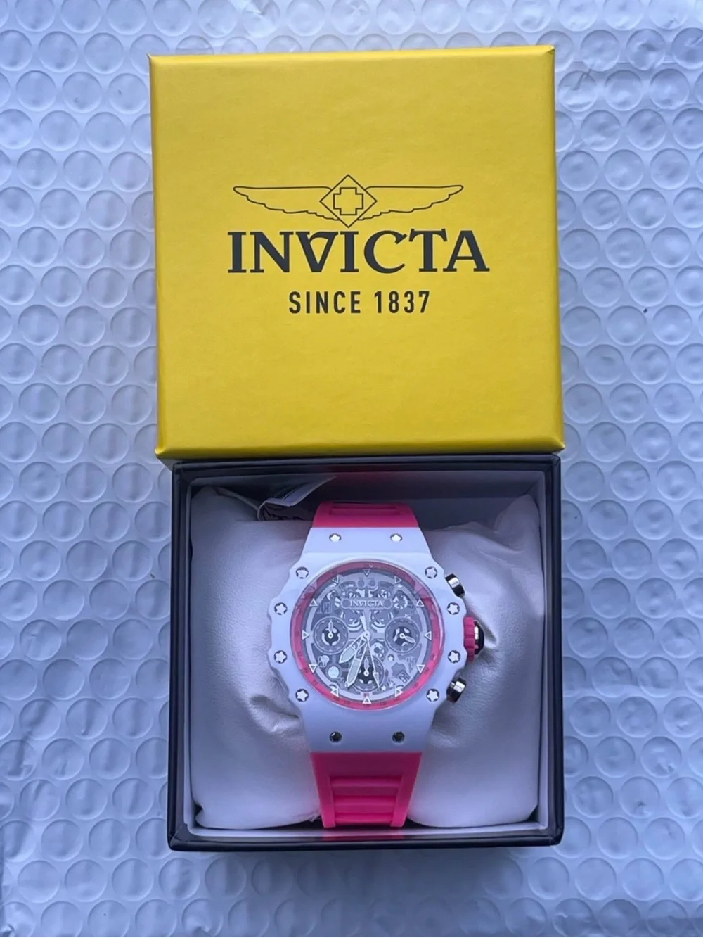 Invicta skeleton dial