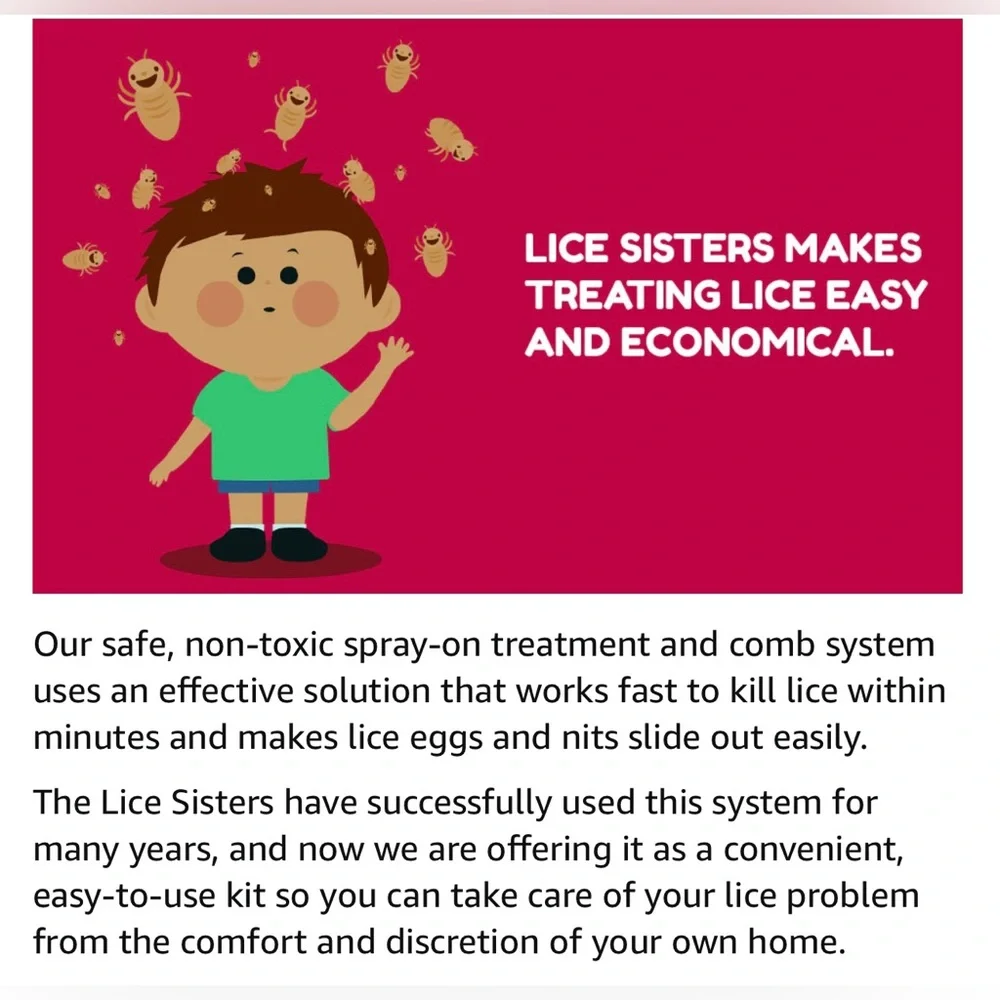 Lice Sisters kills loosens