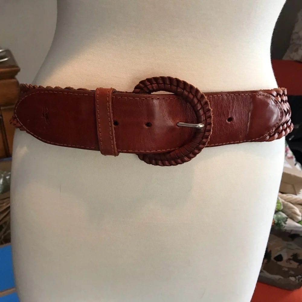 Woven Leather Belt
