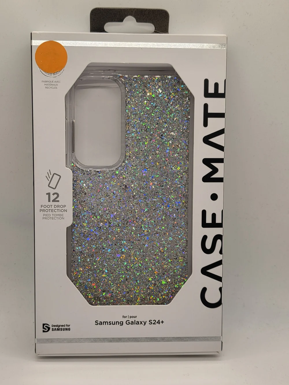 case-mate Silver Holographic Glitter Samsung Galaxy S24+ Case