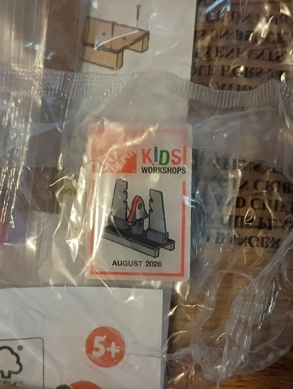Home Depot kids rocket