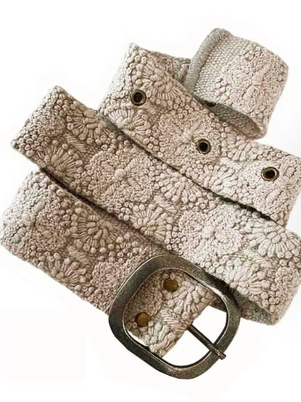 Jenny Kraus Desert Embroidered Wool Belt