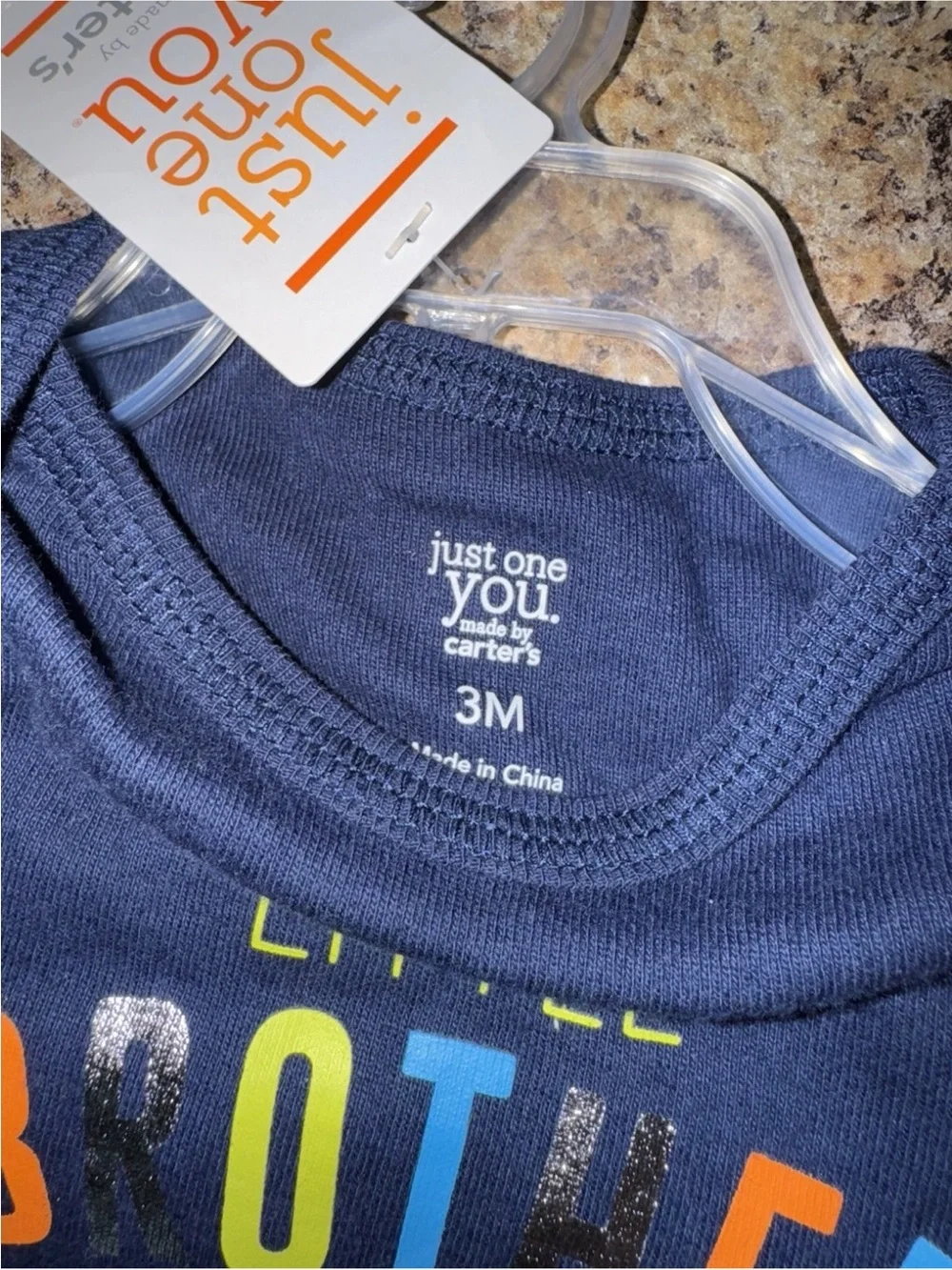 Carters navy bodysuit