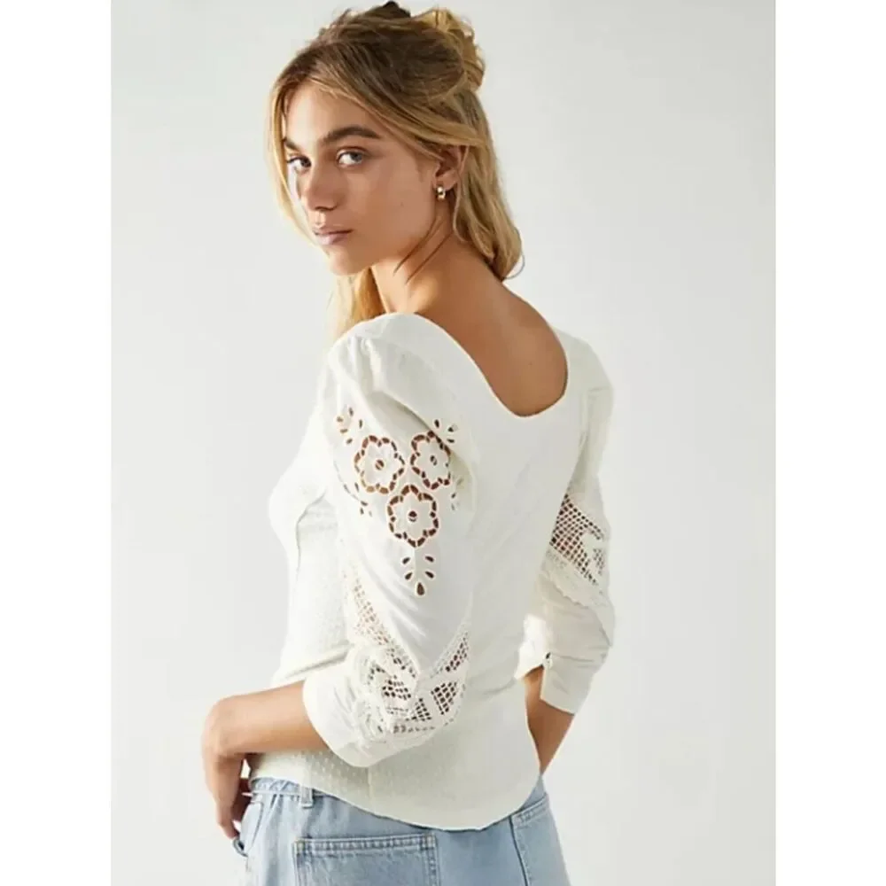 Free People lightweight ivory