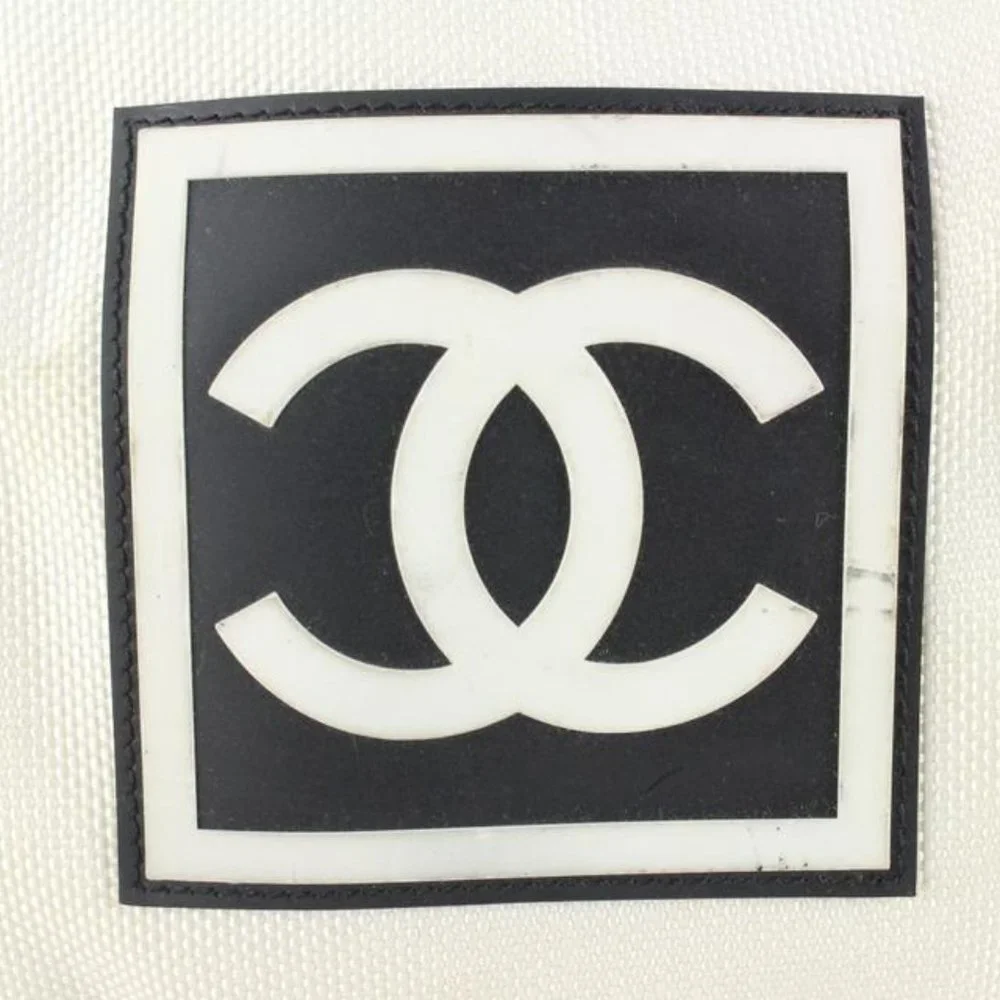 Chanel XL Mesh CC Logo Duffle Bag Boston Travel Gym 39ck824s