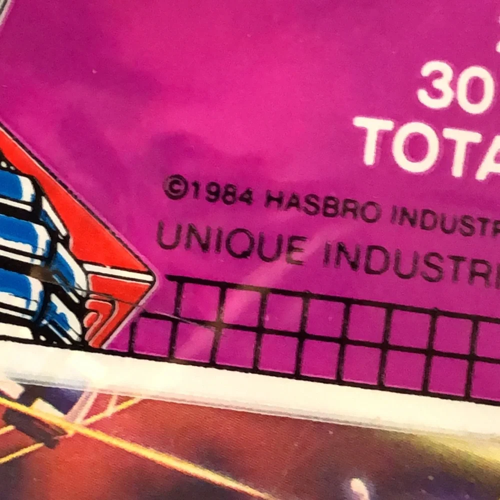 Hasbro one sheet