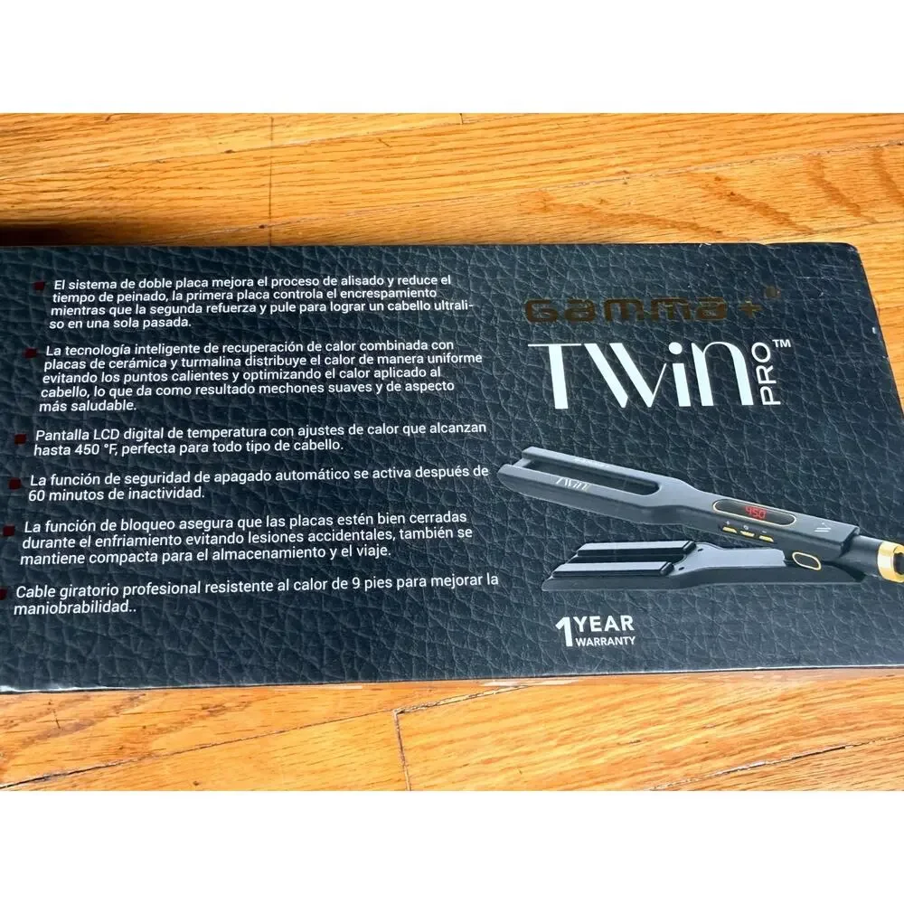 Gamma+ Twin Pro Flat Iron 1/2