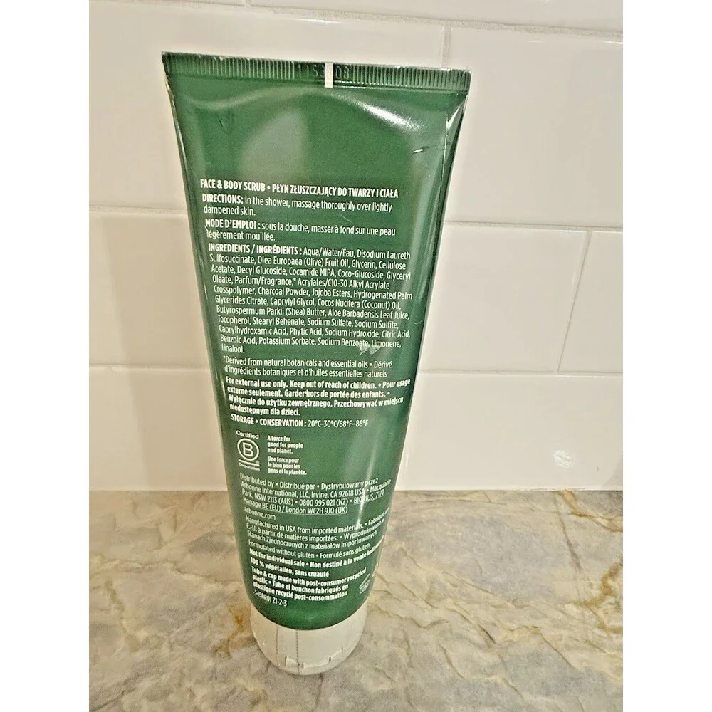 Arbonne charcoal exfoliating