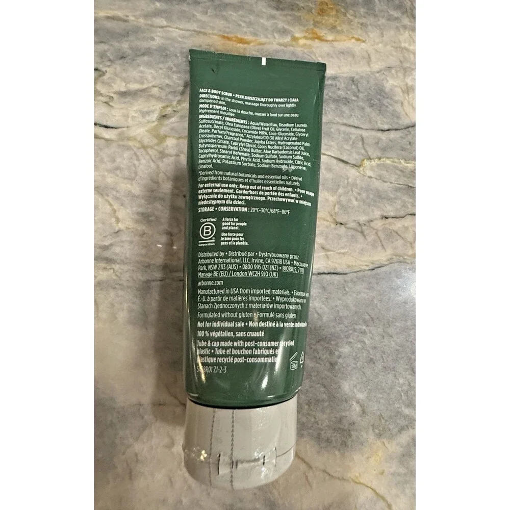 Arbonne charcoal exfoliating