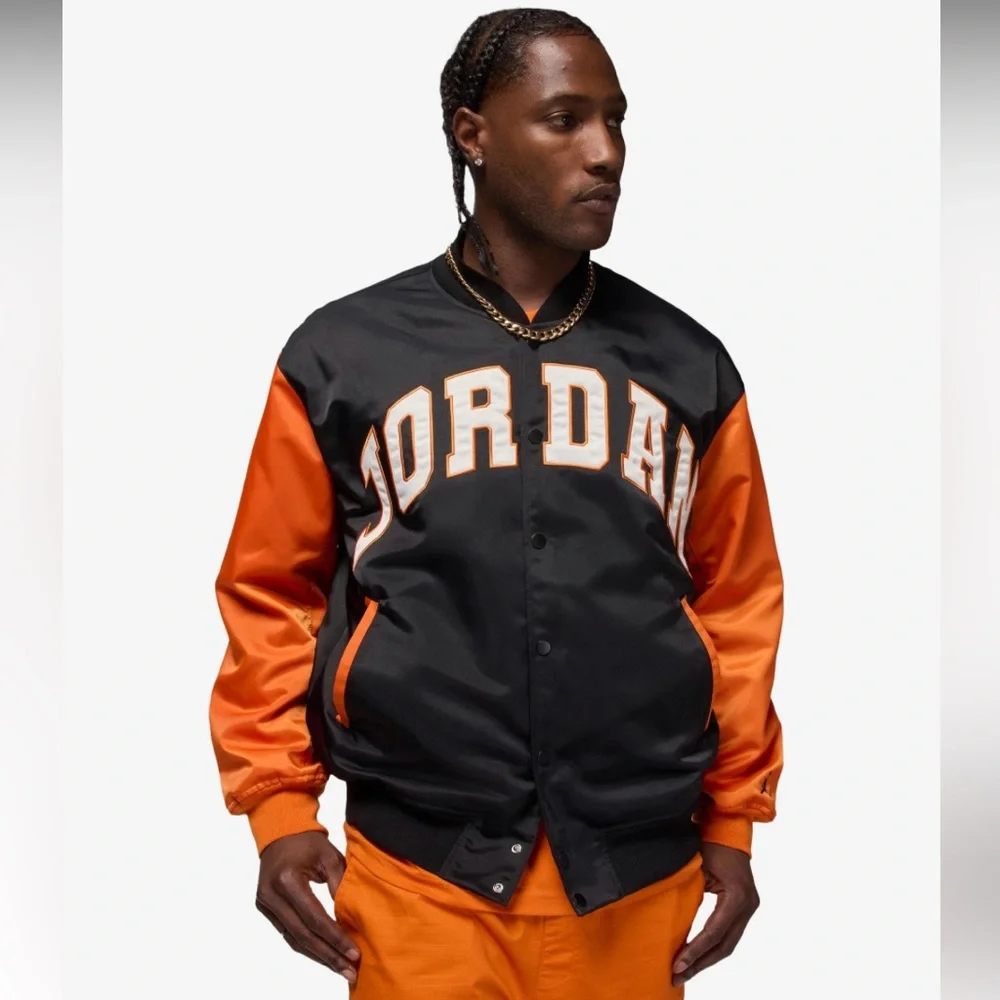 Jordan Brooklyn Collegiate Varsity Jacket Men's size medium NWT
