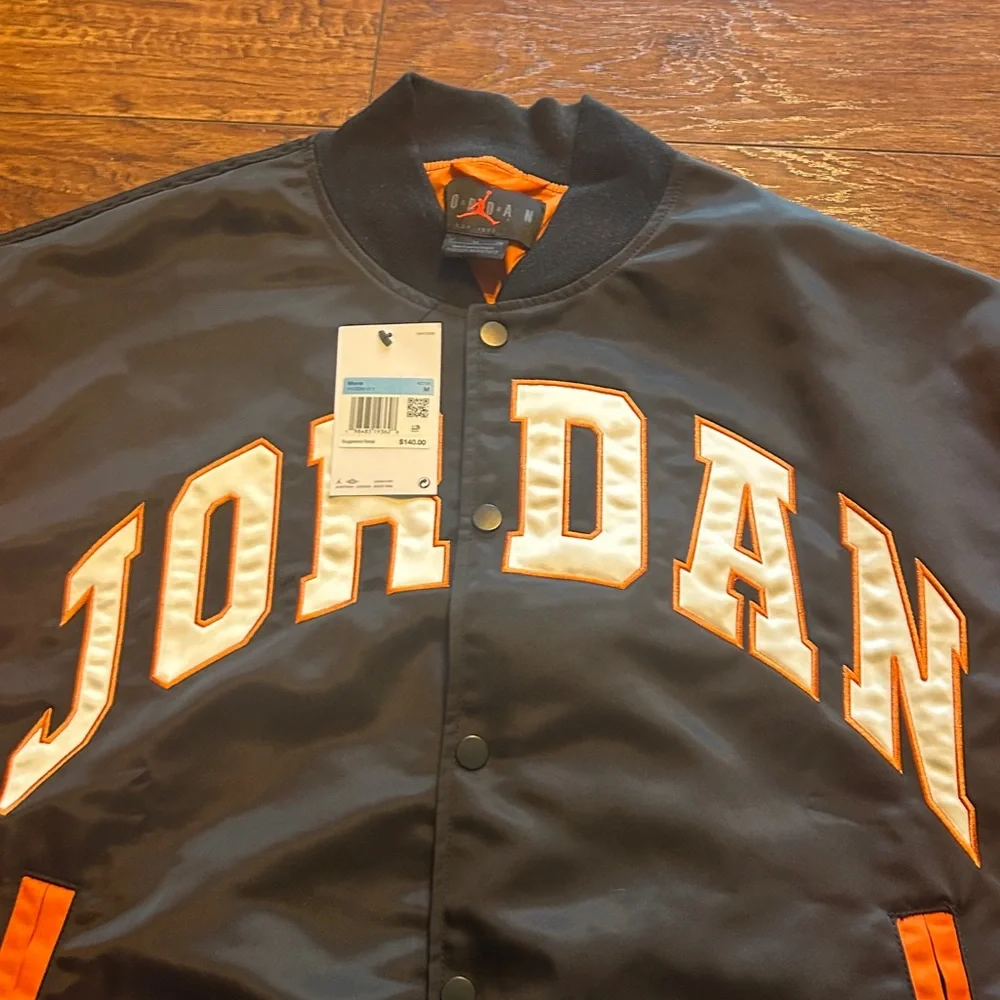 Jordan Brooklyn Collegiate Varsity Jacket Men's size medium NWT