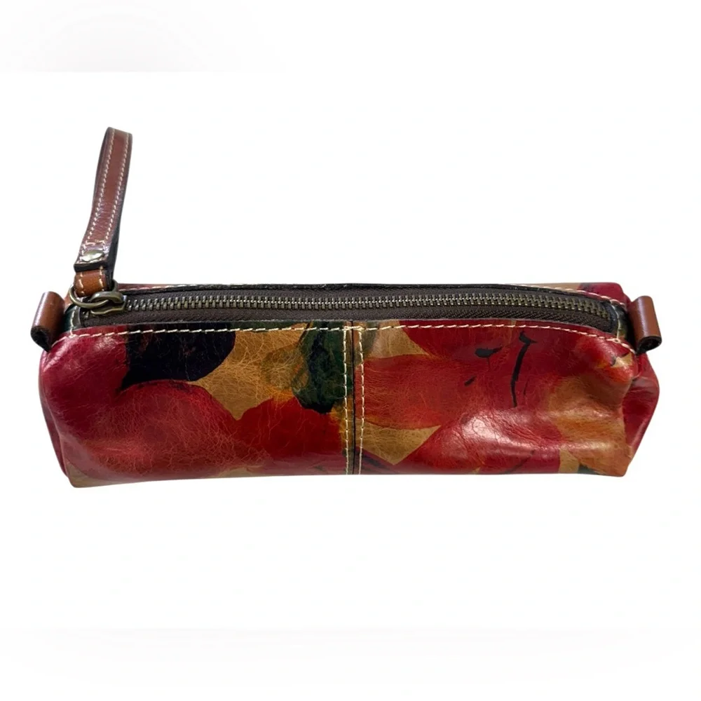 Patricia Nash “Isla” Floral Leather Wristlet