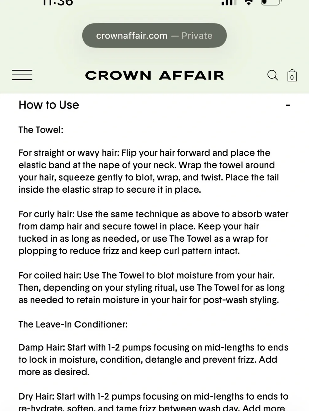 Crown affair the hair dry ritual Gift Set $155