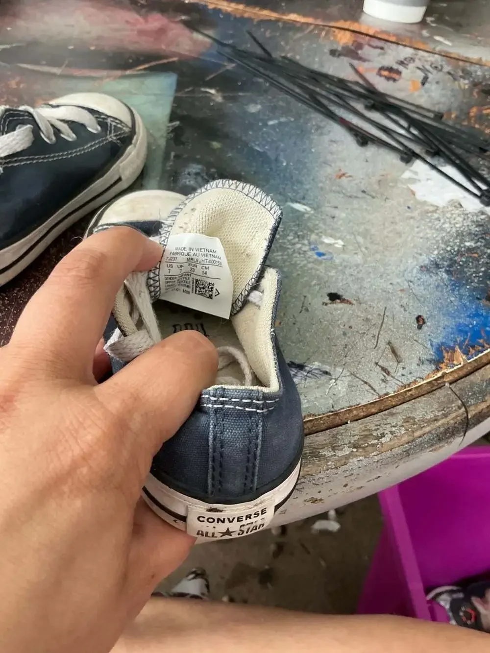 Converse minor soles upper