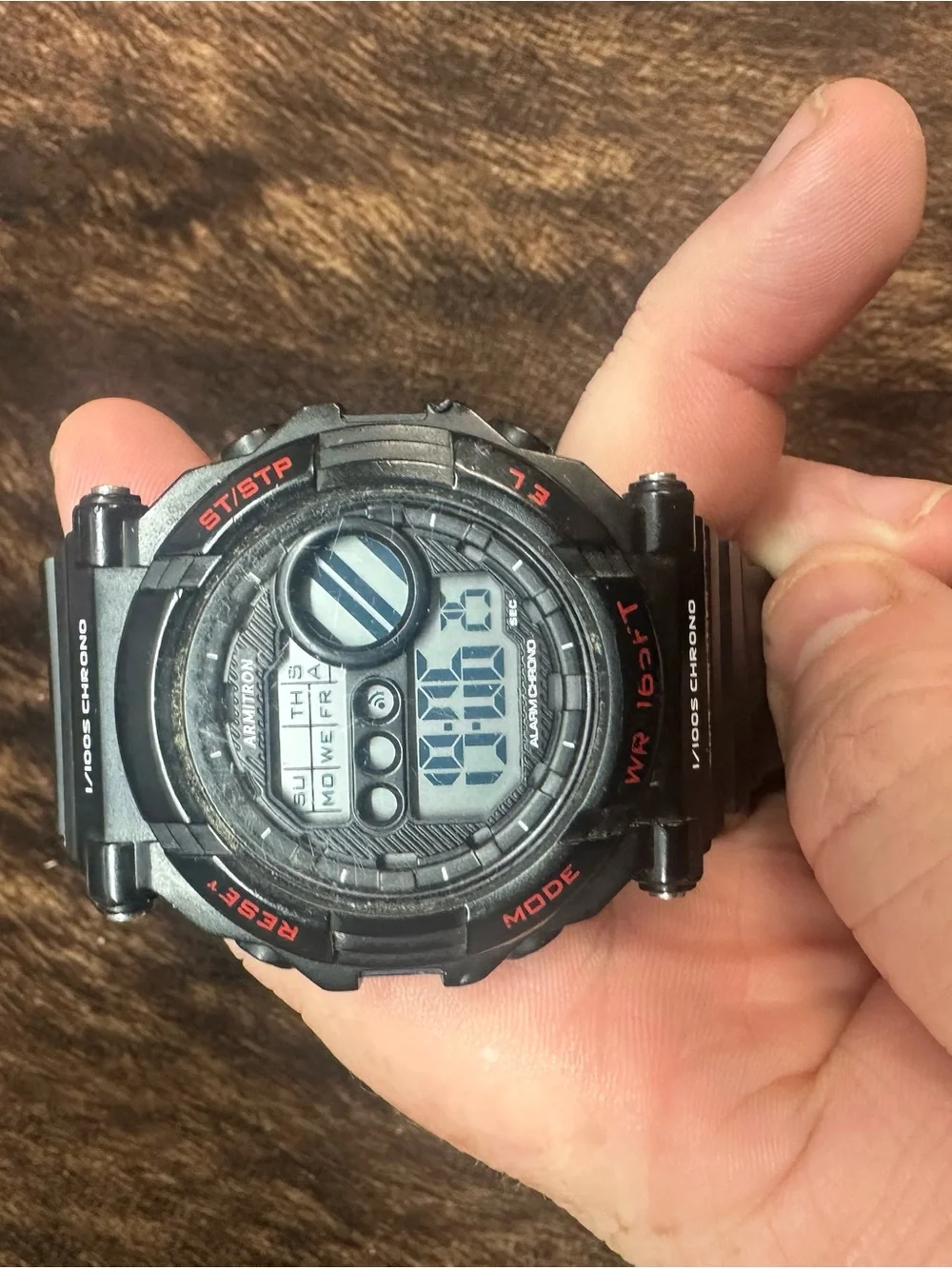 Armitron Black and Red Digital Sports Watch