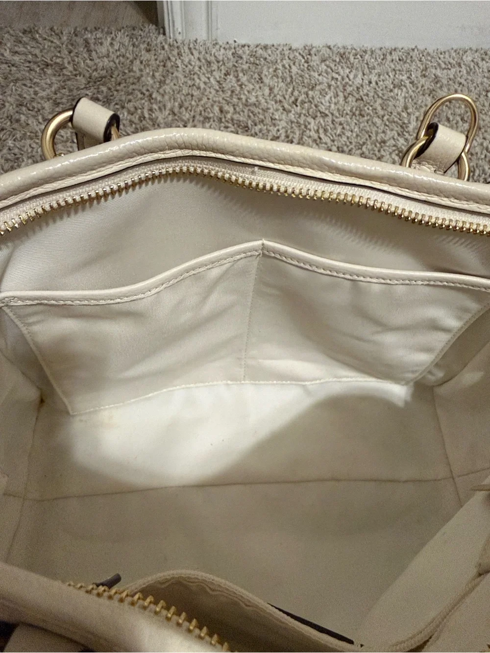 Coach pebbled leather