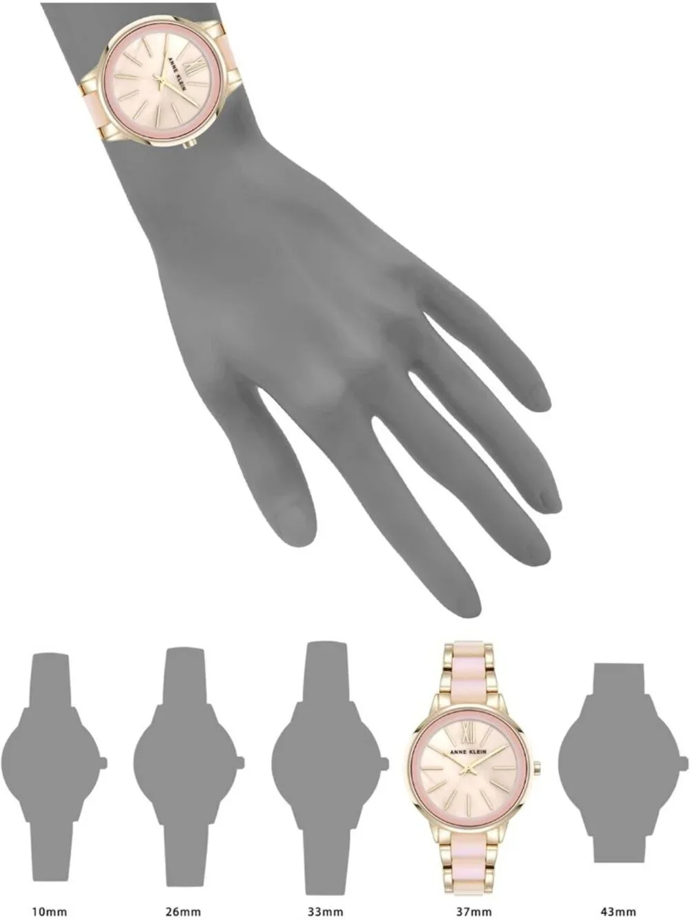 Anne Klein slightly domed