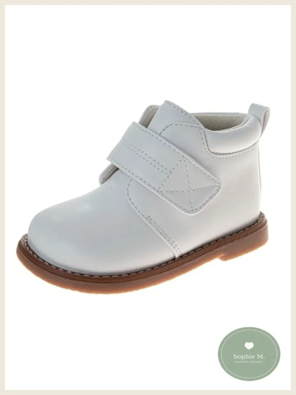 Josmo Baby Strap Boots Faux Leather Non-Slip First Walking Shoes