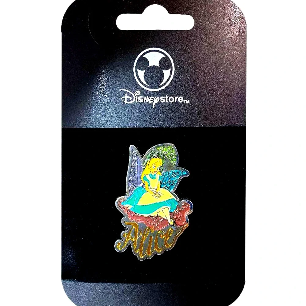 Disney Store Exclusive Alice In Wonderland Pin 2008 10th Anniversary MIP New