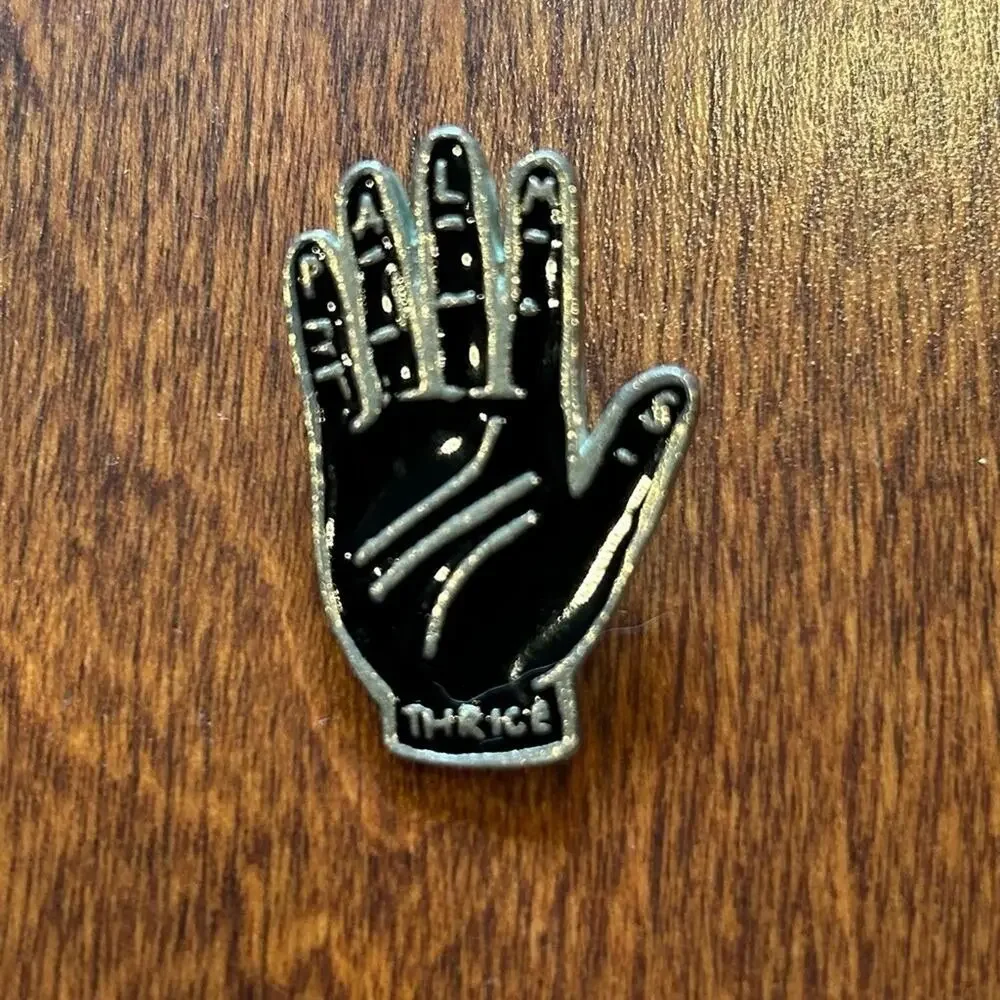 Rock Band Enamel Pin Collection, David Bowie, Michael Jackson, Thrice, 3 Pieces
