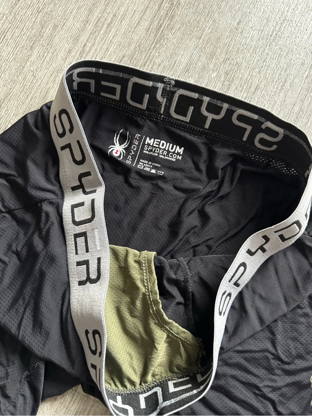 Spyder black boxer