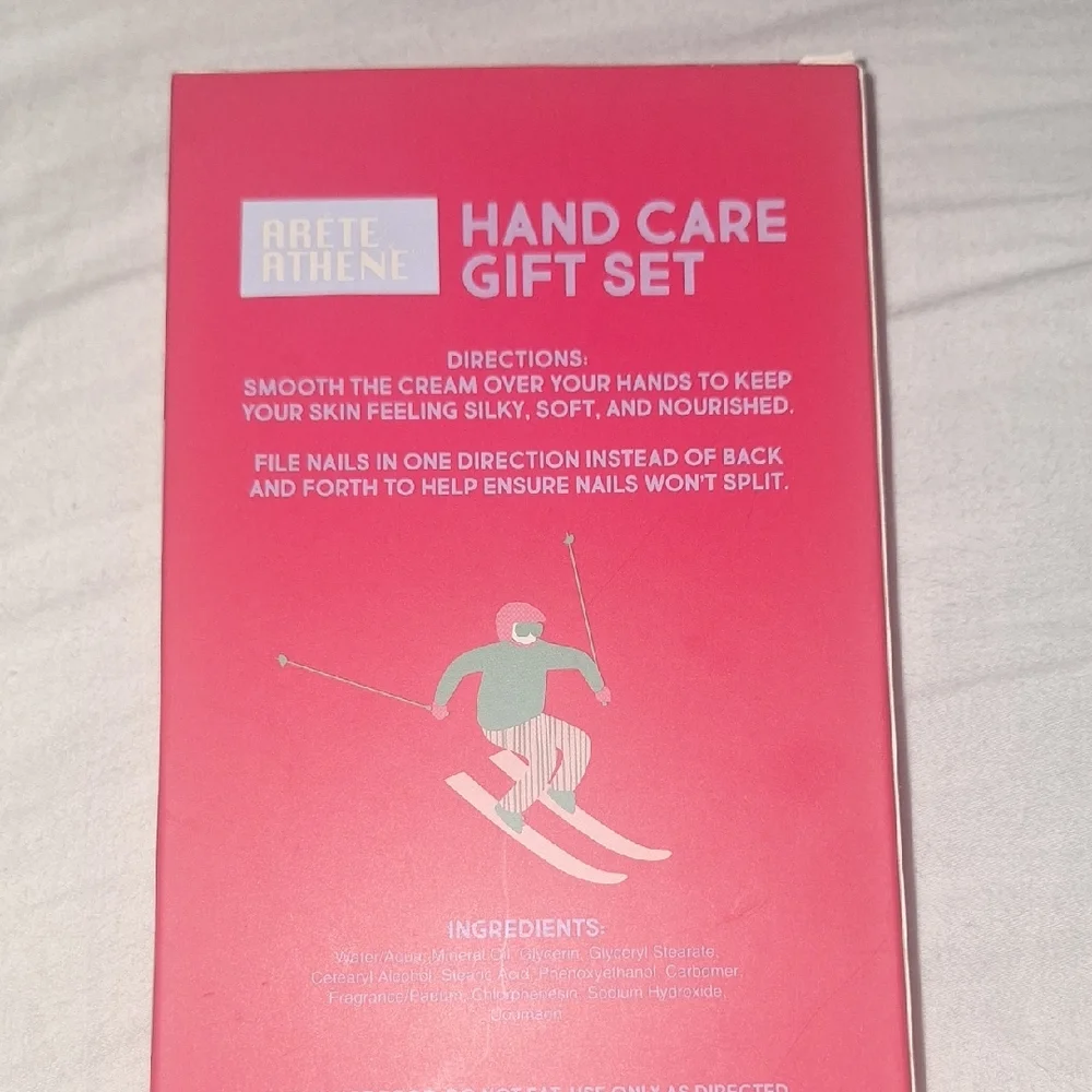 Sugar Slopes Pink Hand Cream with Nail File