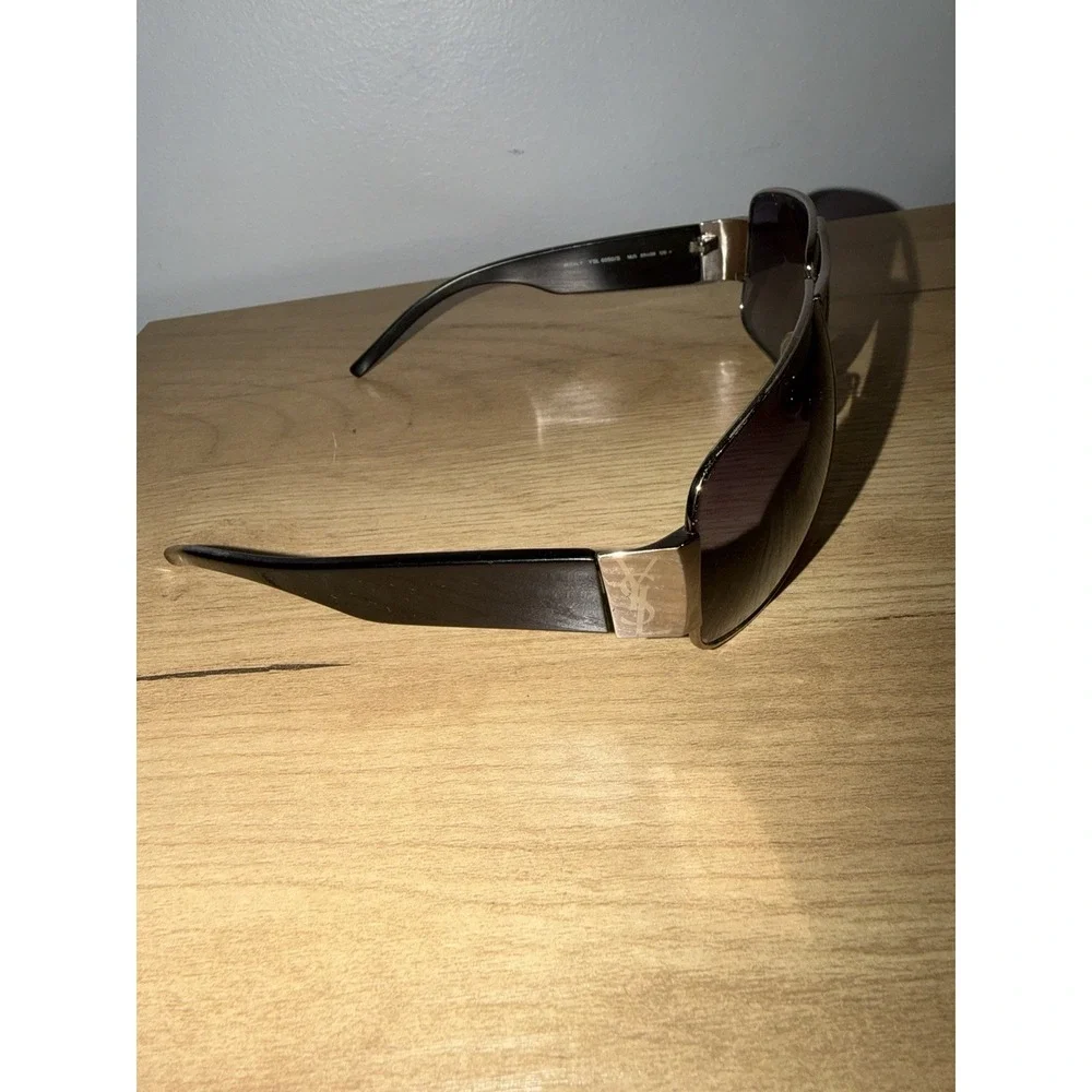 YVES SAINT LAURENT YSL 6050/S 6050S BLACK Y2K VINTAGE