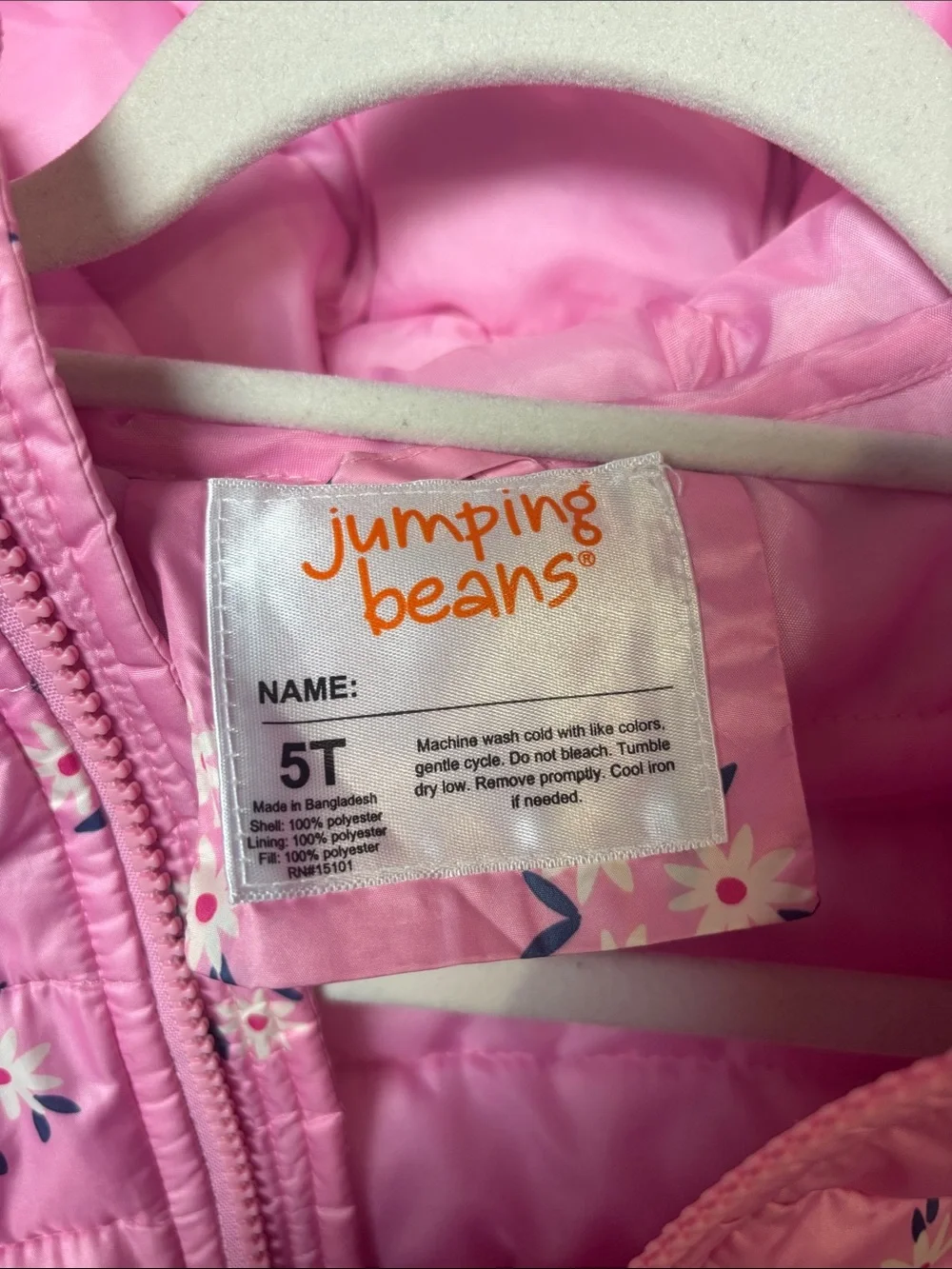jumping beans lightweight puffer