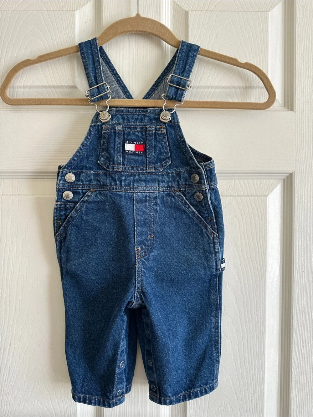 Tommy Hilfiger Blue Denim Kids Overalls